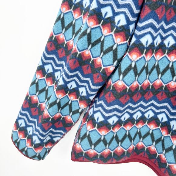 Bonobos Mens Fall Preppy Work Reversible Polar Fleece 1/4 Snap Sweater Size L - Picture 3 of 7